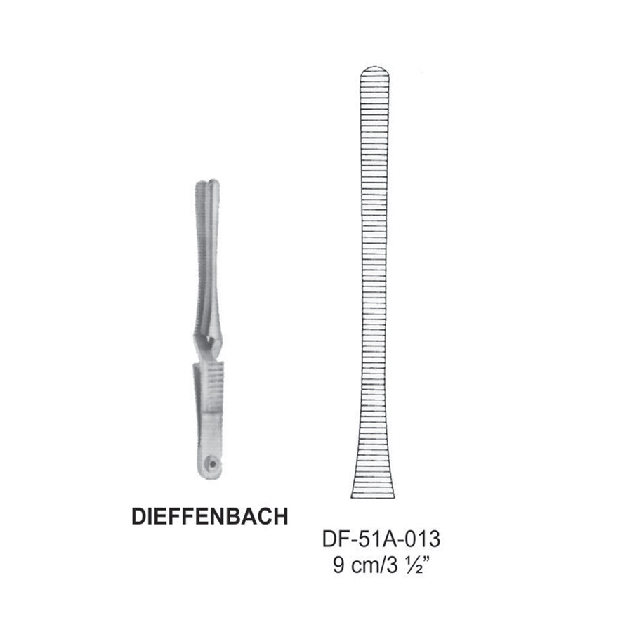 Dieffenbach Bulldog Clamps, Straight, 9cm (DF-51A-013) by Dr. Frigz