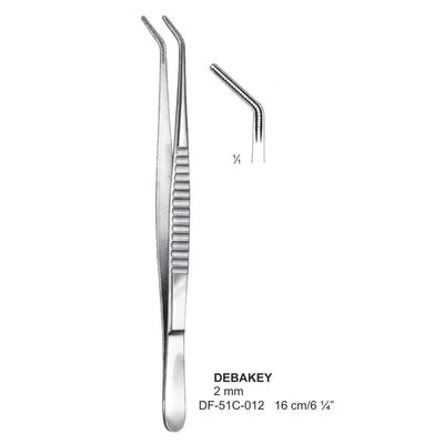 Debakey Atrauma Forceps, Angled, 16Cm, 2mm (DF-51C-012)