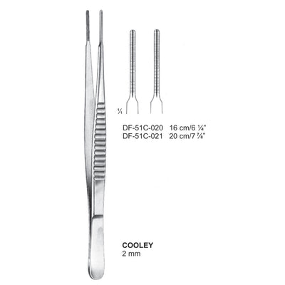 Debakey Atrauma Forceps, Straight, 20Cm, 2mm (DF-51C-021)