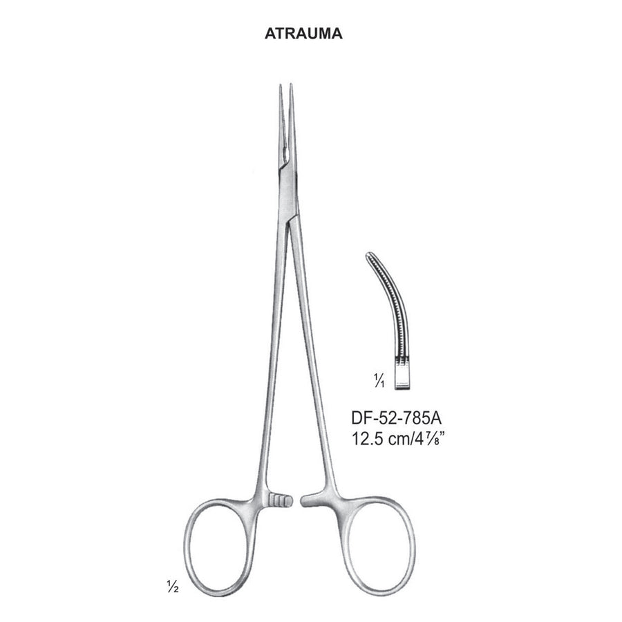 Debakey-Mosquito Atrauma Artery Forceps, Curved, 12.5cm (DF-52-785A) by Dr. Frigz