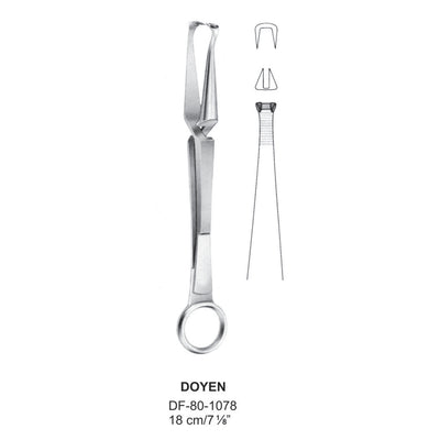Doyen Towel Forceps, 18cm (DF-80-1078)