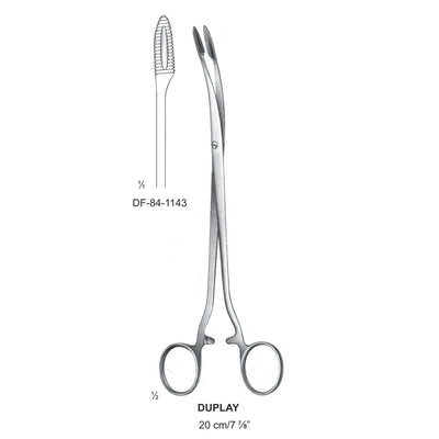 Duplay Swab Forceps, Straight, 20cm (DF-84-1143)