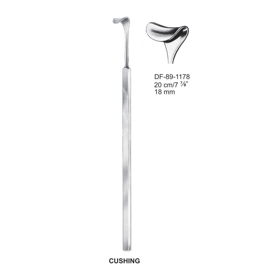 Cushing Retractors 18mm , 20cm  (DF-89-1178) by Dr. Frigz