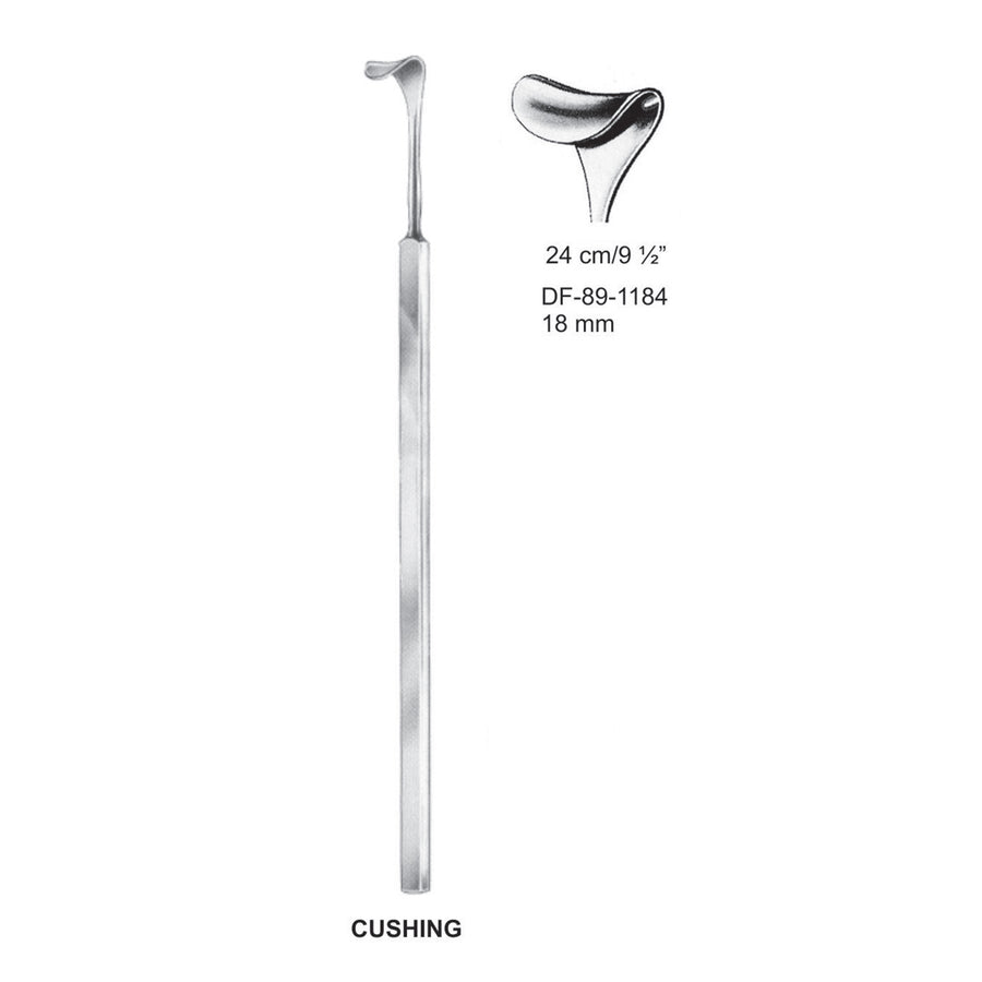 Cushing Retractors,24Cm,18mm  (DF-89-1184) by Dr. Frigz