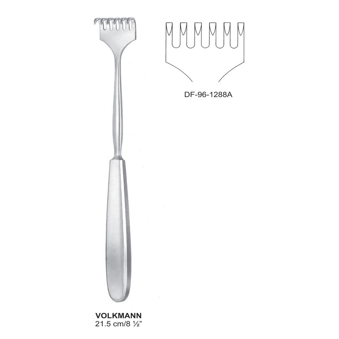 Volkmann Retractors Sharp 21.5cm Six Prong (DF-96-1288A) by Dr. Frigz