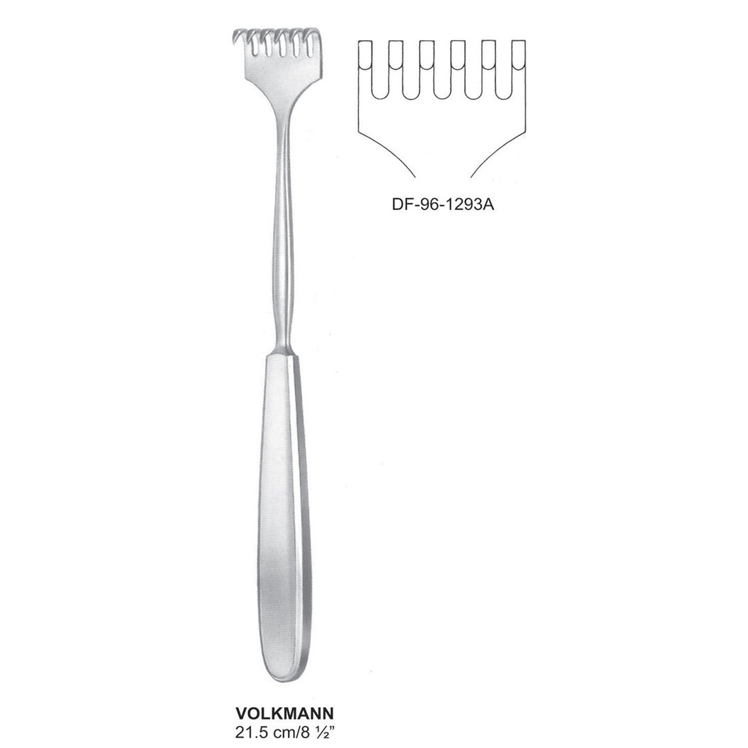 Volkmann Retractors Blunt 21.5cm Six Prong (DF-96-1293A) by Dr. Frigz