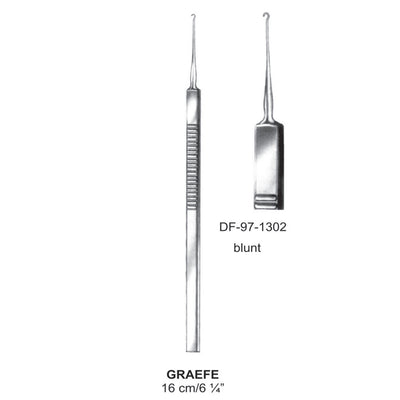 Graefe Retractors,16Cm,Blunt  (DF-97-1302)