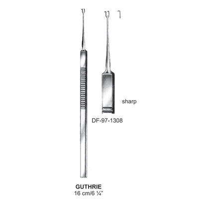 Guthrie Retractors Double Hooklets Sharp Fig.1, 16cm  (DF-97-1308)
