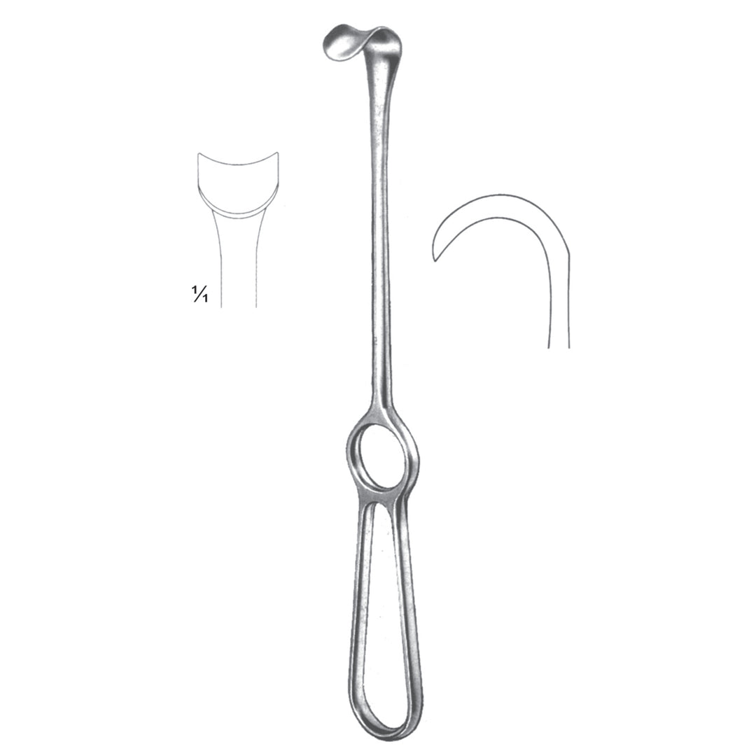 Kocher Retractors 19cm 19 X 12 mm (E-054-19) by Dr. Frigz