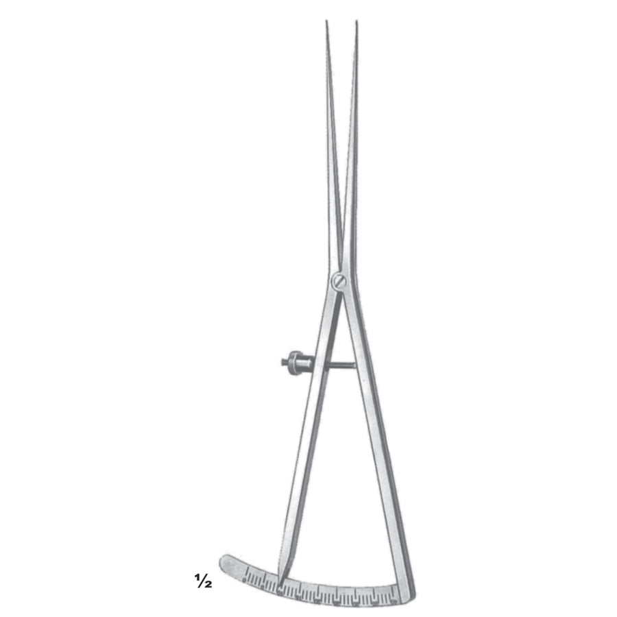 Castroviejo-Epker Dignostic Straight 18cm Measuring Range Calibre 40 mm (G-002-18) by Dr. Frigz