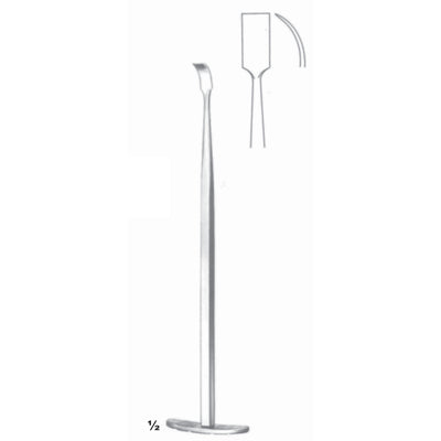 Dunn-Dautrey Bone Instruments Curved 17cm 6 mm (L-110-06)