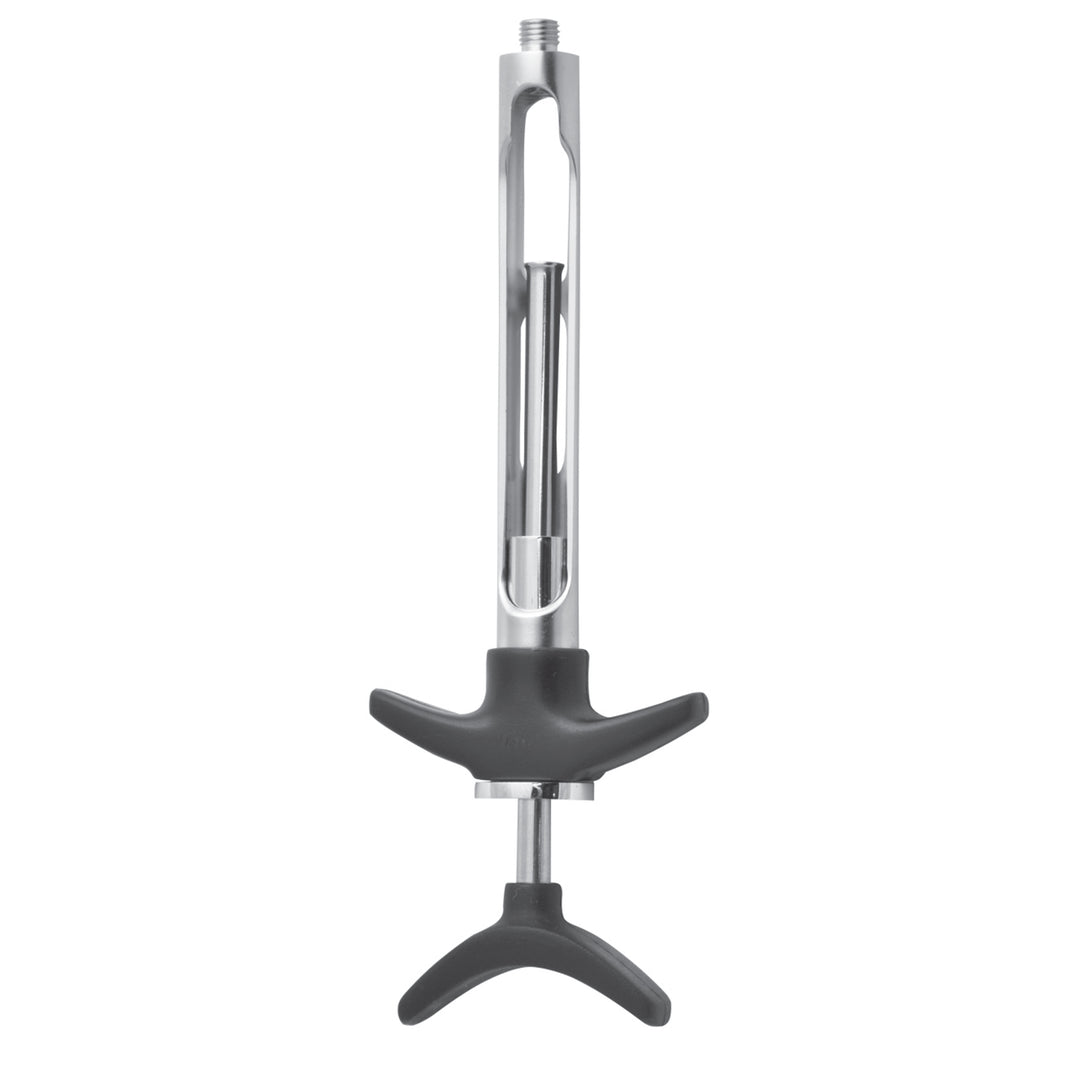 Cylinder Cartidge Syringe Syringes 1.8 Cc, Without Aspiration With Us Thread Plastic Base & Handle Sand Blast Finish Steel Rod (O-018-18) by Raymed