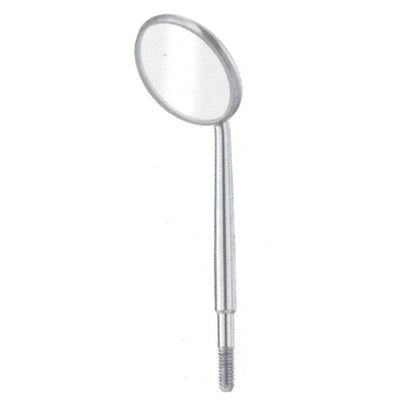 Cone Socket Mouth Mirrors With Conical End Of Thread, Plane, 5=24 mm (P-021-24)