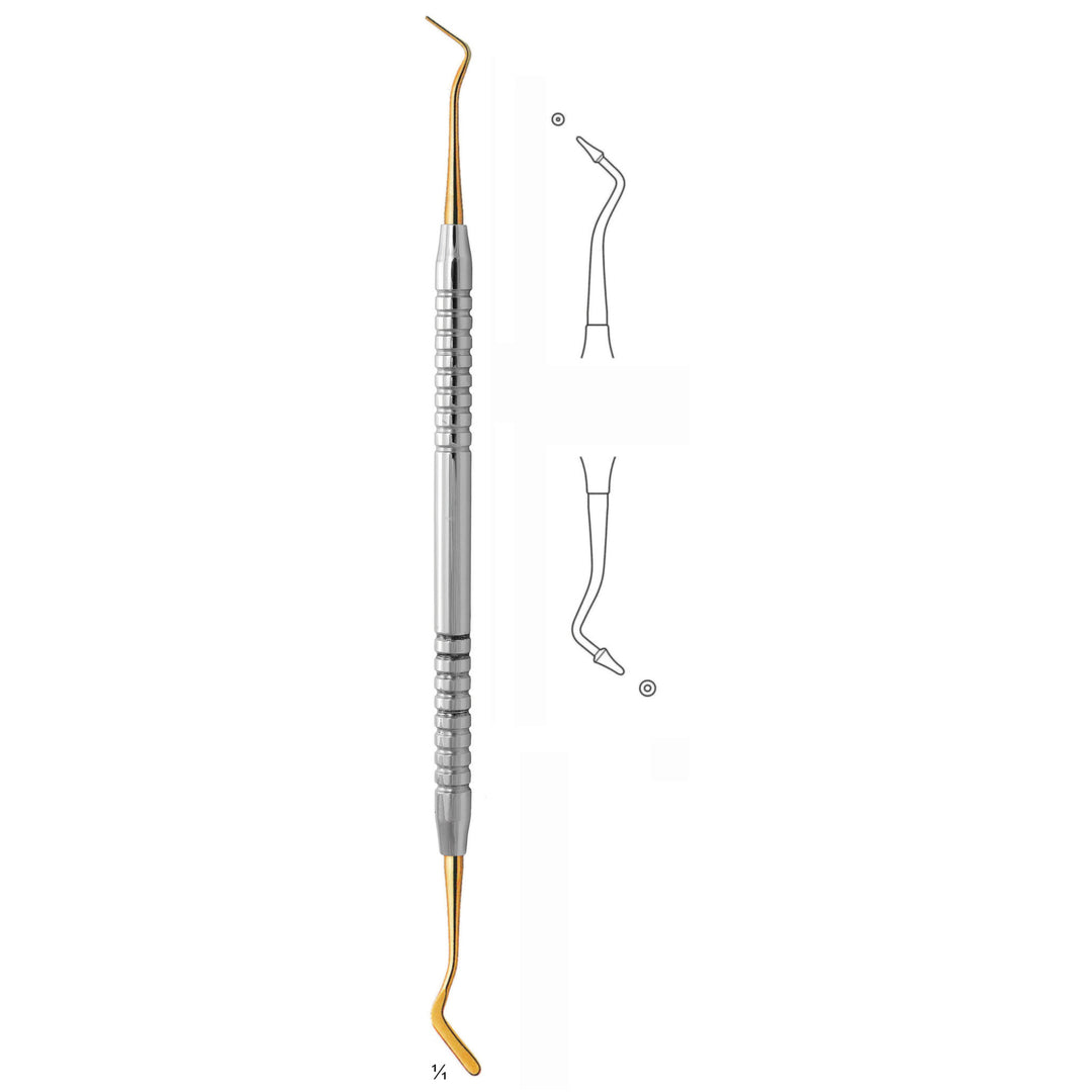Filling Instruments Ti 17.5cm Titanium Coated, Solid Handle Fig 5 6 mm (S-009-05) by Dr. Frigz