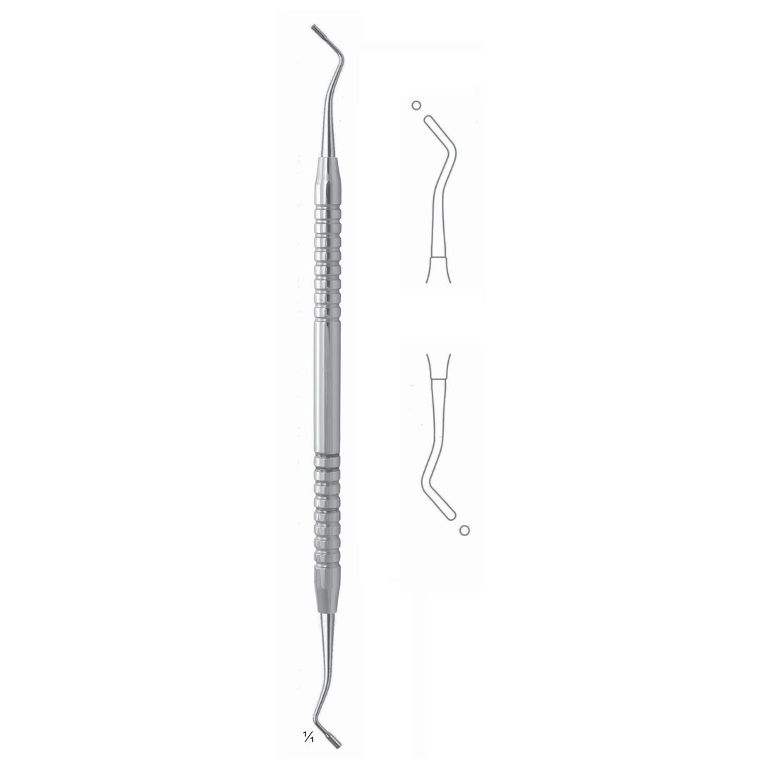 Filling Instruments 17.5cm Solid Handle Fig 3D 6 mm (S-055-11) by Dr. Frigz