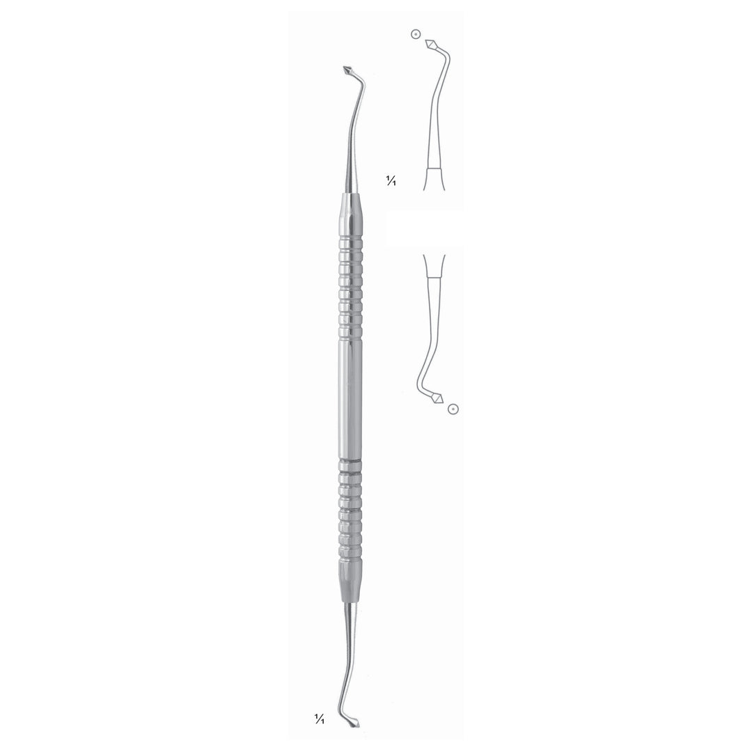 Usa Filling Instruments 17.5cm Solid Handle Fig 1 6 mm (S-071-01) by Dr. Frigz