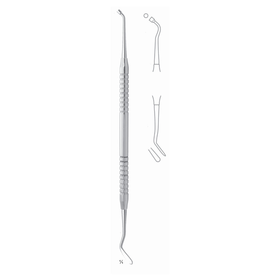 Filling Instruments 17.5cm Solid Handle Fig Wo 3 6 mm (S-076-03) by Dr. Frigz