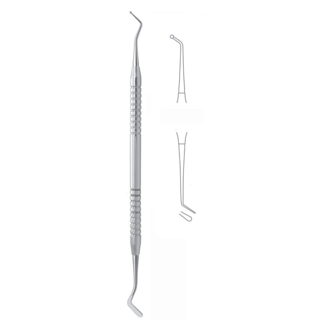 Filling Instruments 17.5cm Solid Handle Fig 2B 6 mm (S-088-08) by Dr. Frigz
