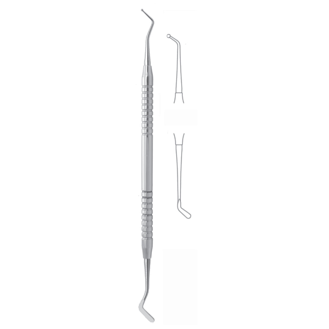 Filling Instruments 17.5cm Solid Handle Fig 2C 6 mm (S-090-10) by Dr. Frigz
