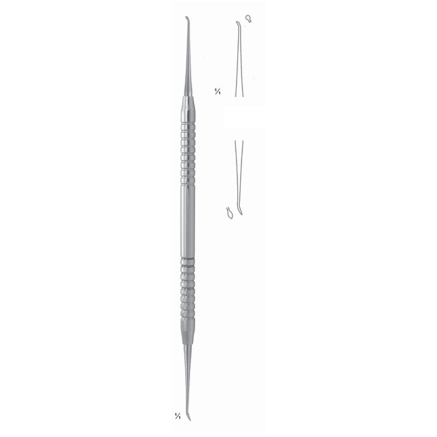 Zurich Wax 17.5cm Solid Handle 6 mm Micro Carver, For Removing Superfluous Filling Material (Apicoectomy) (U-010-01) by Dr. Frigz