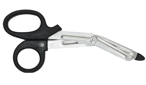 Lister Bandage Scissors Plastic Handle 15cm Black Set of 10 (DF-190A-2174C-BL)