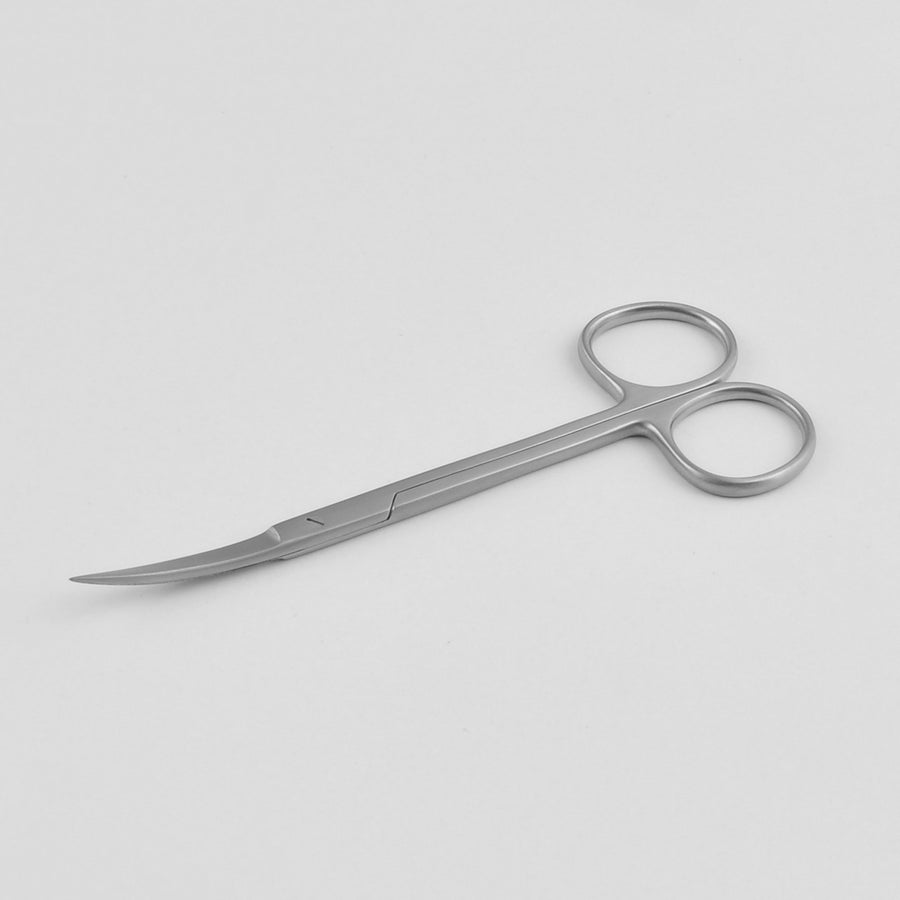 Wagner Scissors Curved 1 Blade Serrated 12cm (012-291-121) by Dr. Frigz