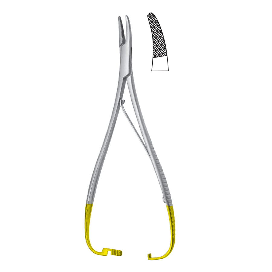 TC-Lichtenberg Needle Holder Curved 17cm (20-470-171) by Dr. Frigz