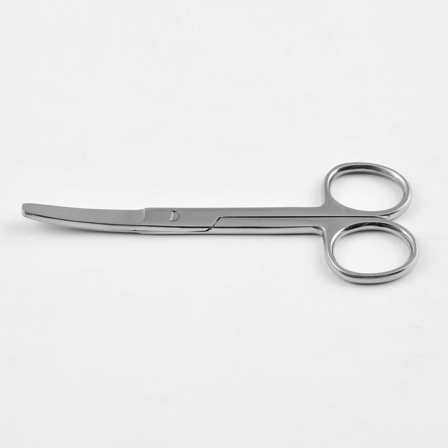 Operating Scissors 4-1/2" Blunt-Blunt Curved  Polish (81126) by Dr. Frigz