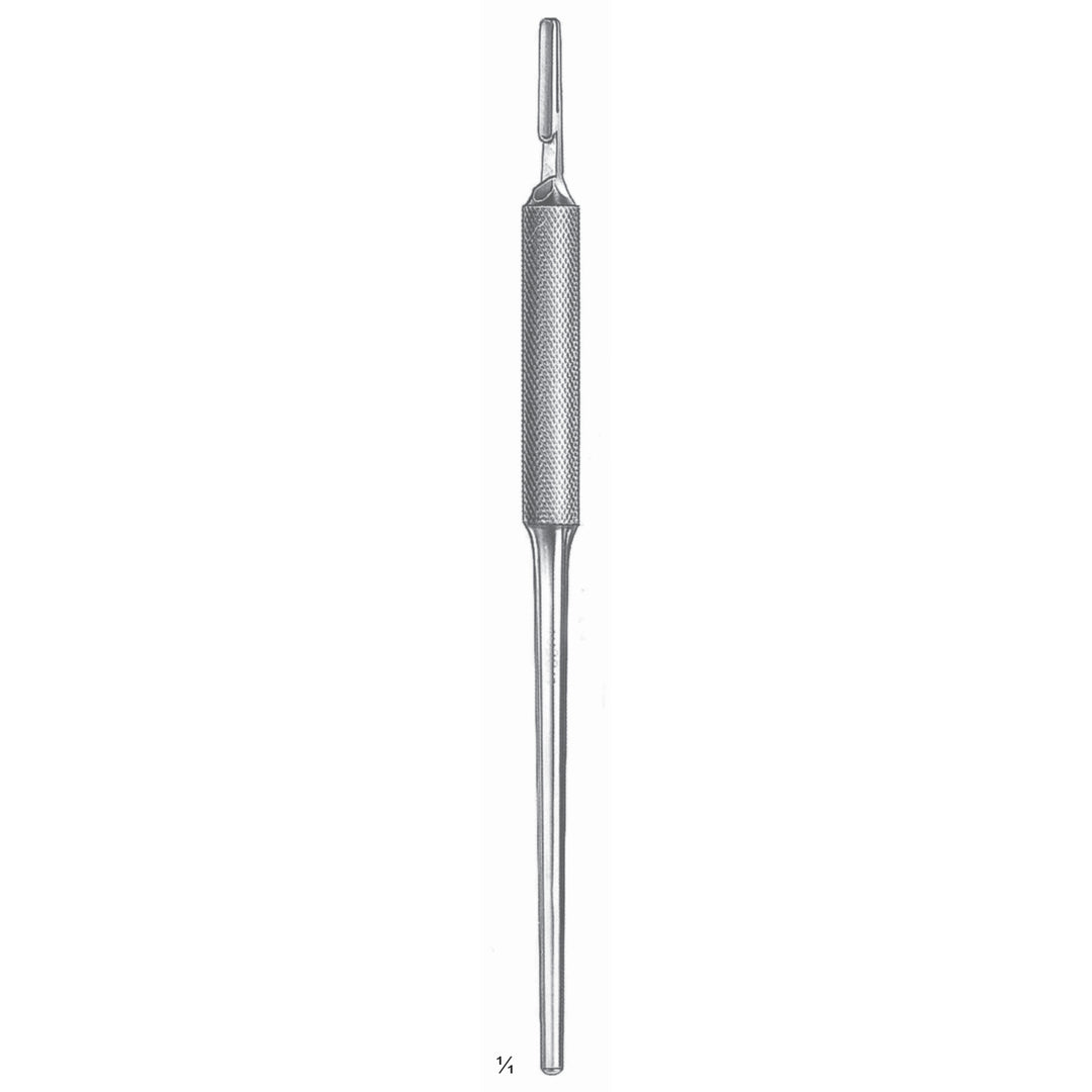 Scalpel Handle No.3 Solid Round 14.5cm (A-005-14) by Dr. Frigz