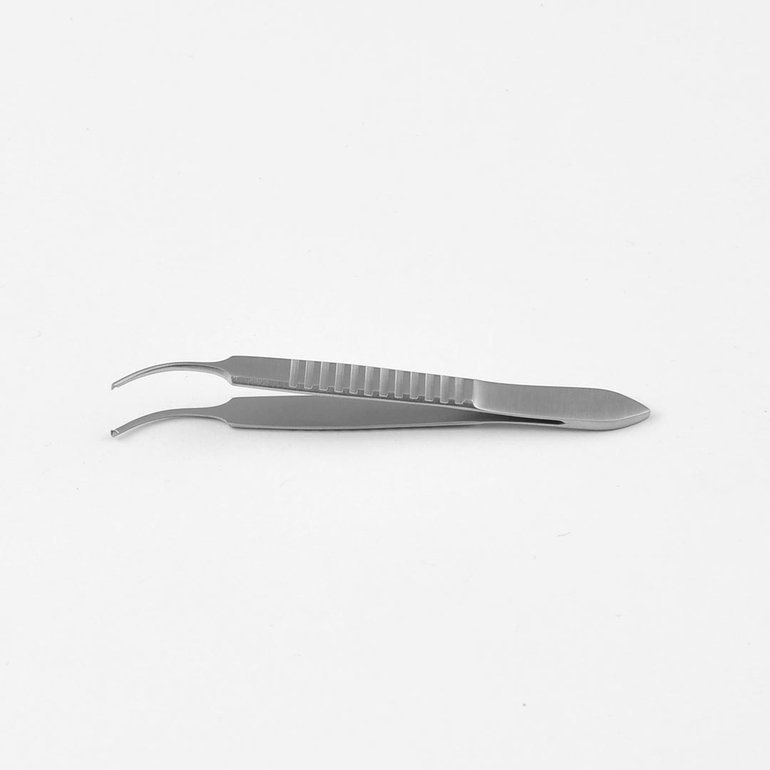 Tissue Forceps   Delicate Iris-Graefe Teeth 7cm  Curved (A359-4204) by Dr. Frigz