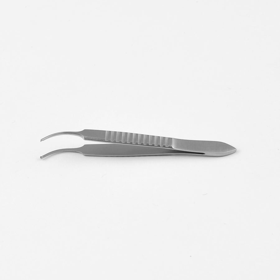 Tissue Forceps   Delicate Iris-Graefe Teeth 7cm  Curved (A359-4204) by Dr. Frigz
