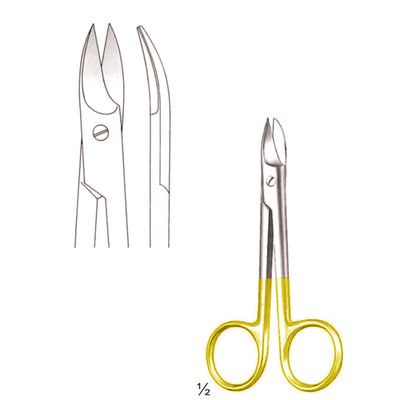 Tc Beebee Scissors Curved 10.5cm (B-003-10TC)