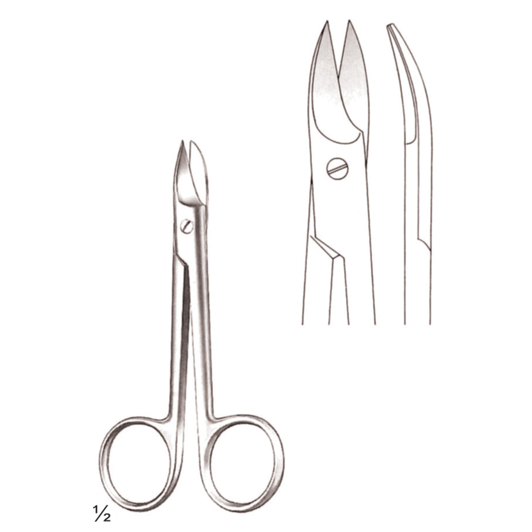 Beebee Scissors Curved 10.5cm (B-003-10) by Dr. Frigz