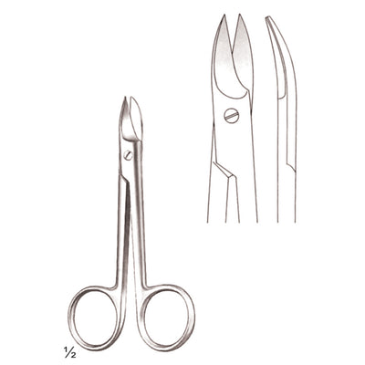 Beebee Scissors Curved 10.5cm (B-003-10)