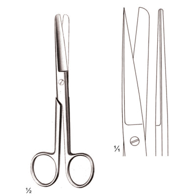 Operating Scissors Standard Sharp-Blunt  Straight 14.5cm (B-007-14)