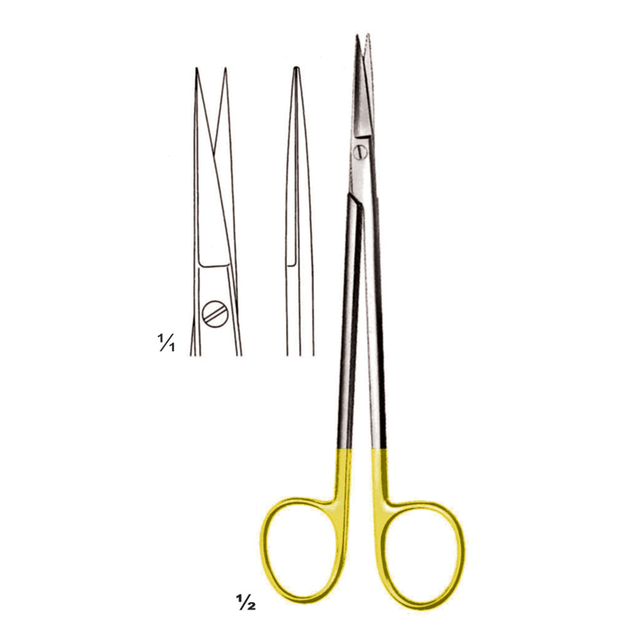 Kelly Scissors Sharp-Sharp Straight Tc 16cm (B-018-16Tc) by Dr. Frigz