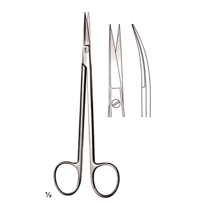 Kelly Scissors Sharp-Sharp Curved 16cm (B-019-16)