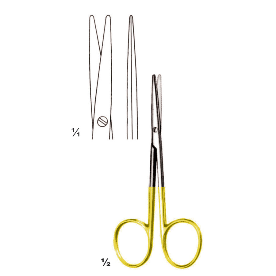 Metzenbaum Scissors Blunt-Blunt  Straight Tc 11.5cm (B-020-11Tc) by Dr. Frigz