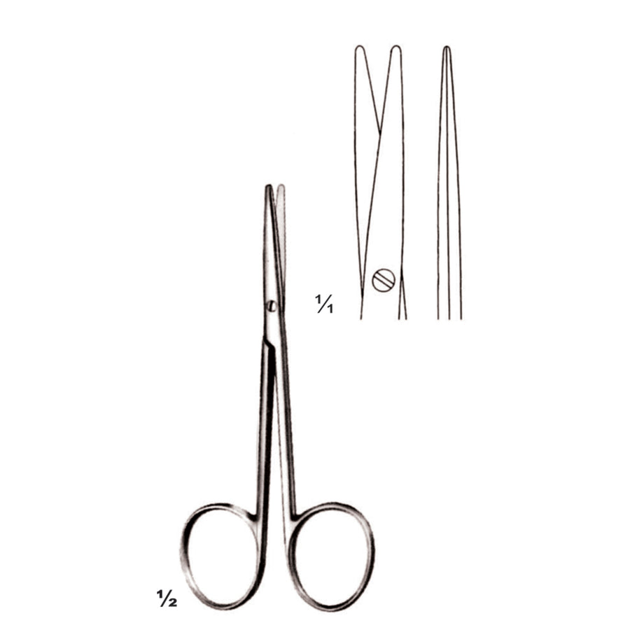 Metzenbaum Scissors Blunt-Blunt  Straight 11.5cm (B-020-11) by Dr. Frigz