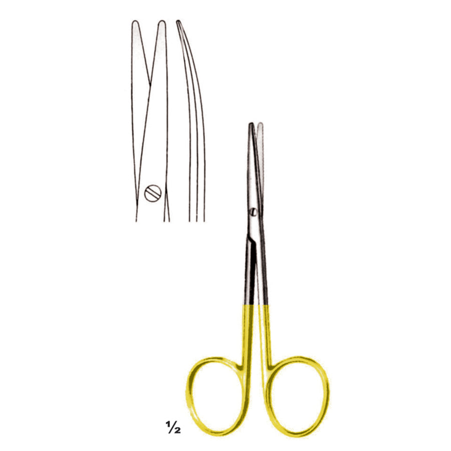 Metzenbaum Scissors Blunt-Blunt  Curved Tc 11.5cm (B-021-11Tc) by Dr. Frigz