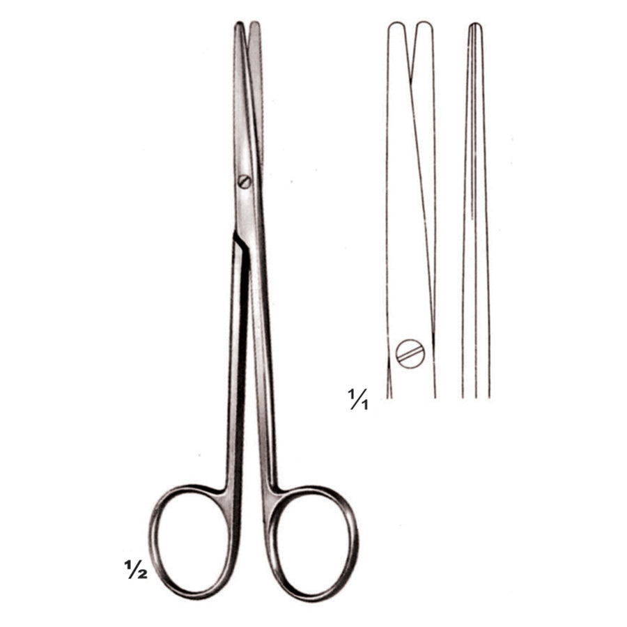 Metzenbaum Scissors Blunt-Blunt  Straight 14.5cm (B-022-14) by Dr. Frigz