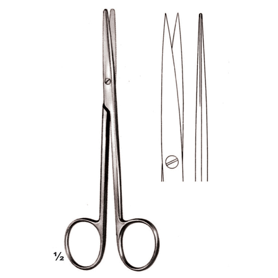 Metzenbaum Scissors Sharp-Sharp Straight 14.5cm (B-024-14) by Dr. Frigz