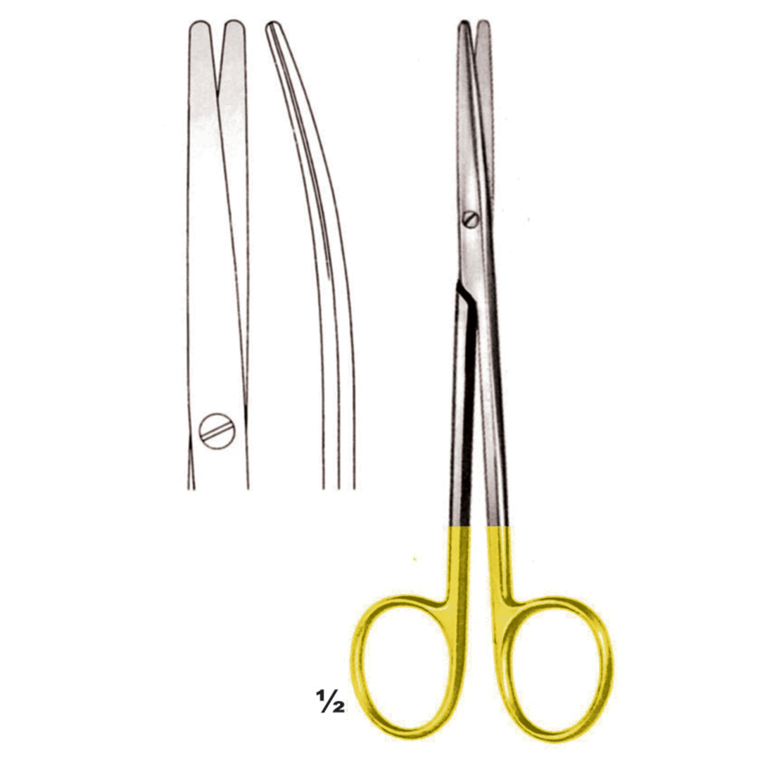 Metzenbaum Scissors Blunt-Blunt  Curved Tc 14.5cm (B-025-14Tc) by Dr. Frigz