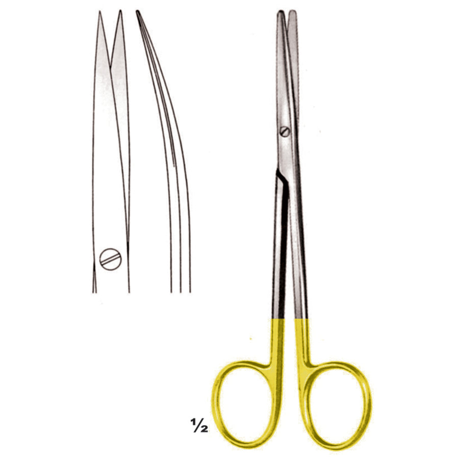 Metzenbaum Scissors Sharp-Sharp Curved Tc 14.5cm (B-027-14Tc) by Dr. Frigz