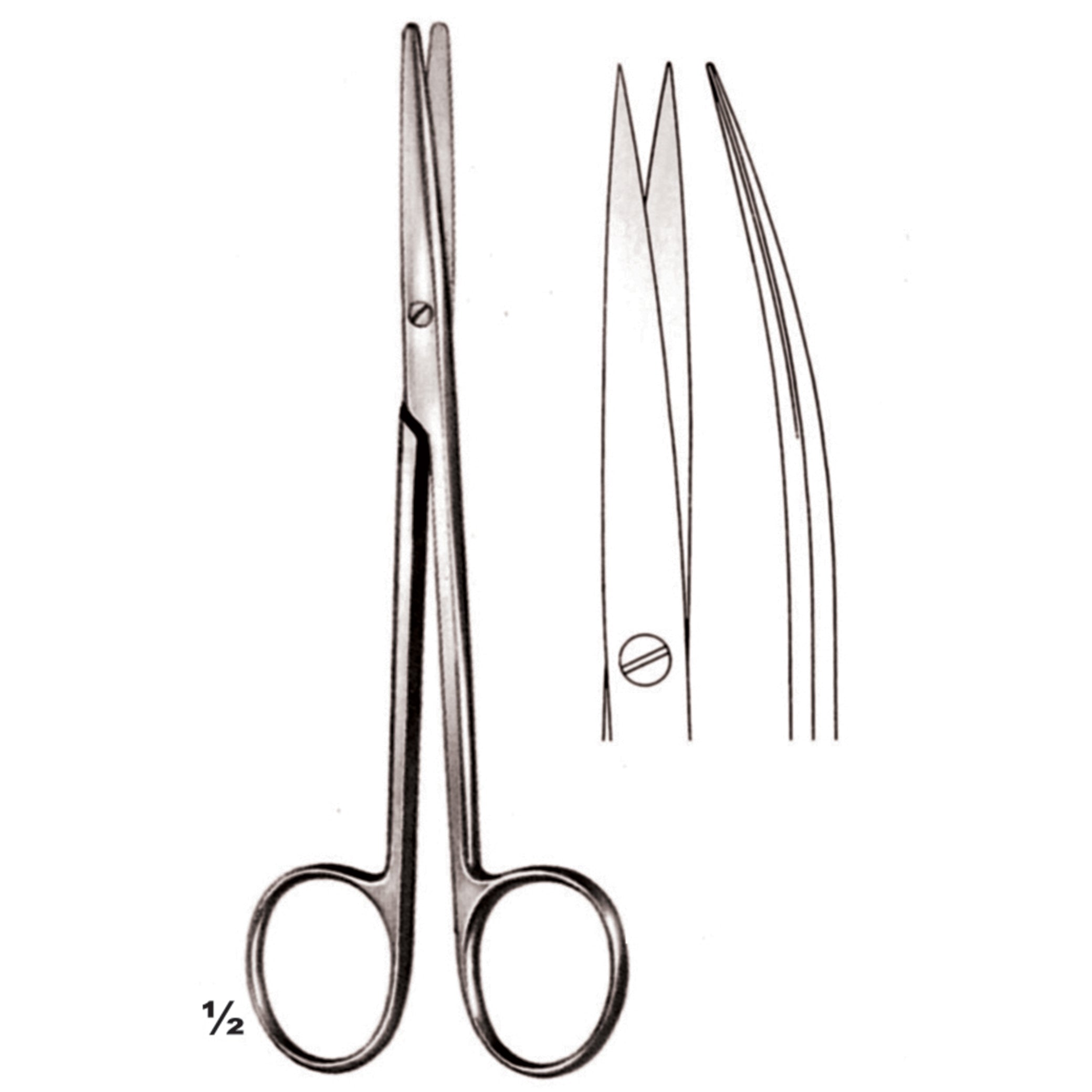 Metzenbaum Scissors Sharp-Sharp Surgery Instrument – Dr Frigz