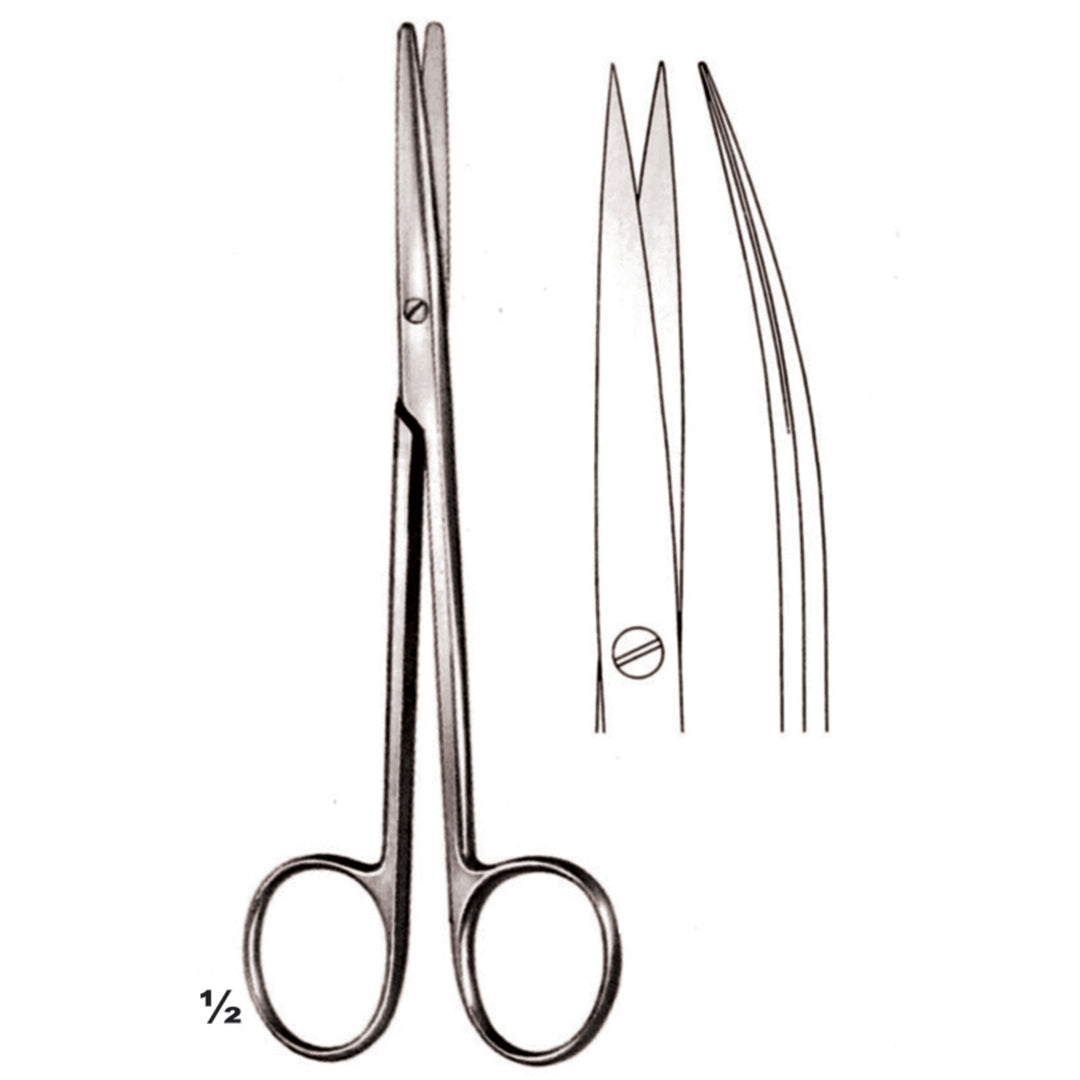 Metzenbaum Scissors Sharp-Sharp Curved 14.5cm (B-027-14) by Dr. Frigz