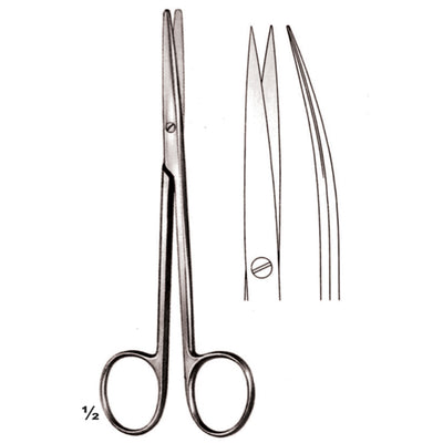 Metzenbaum Scissors Sharp-Sharp Curved 14.5cm (B-027-14)