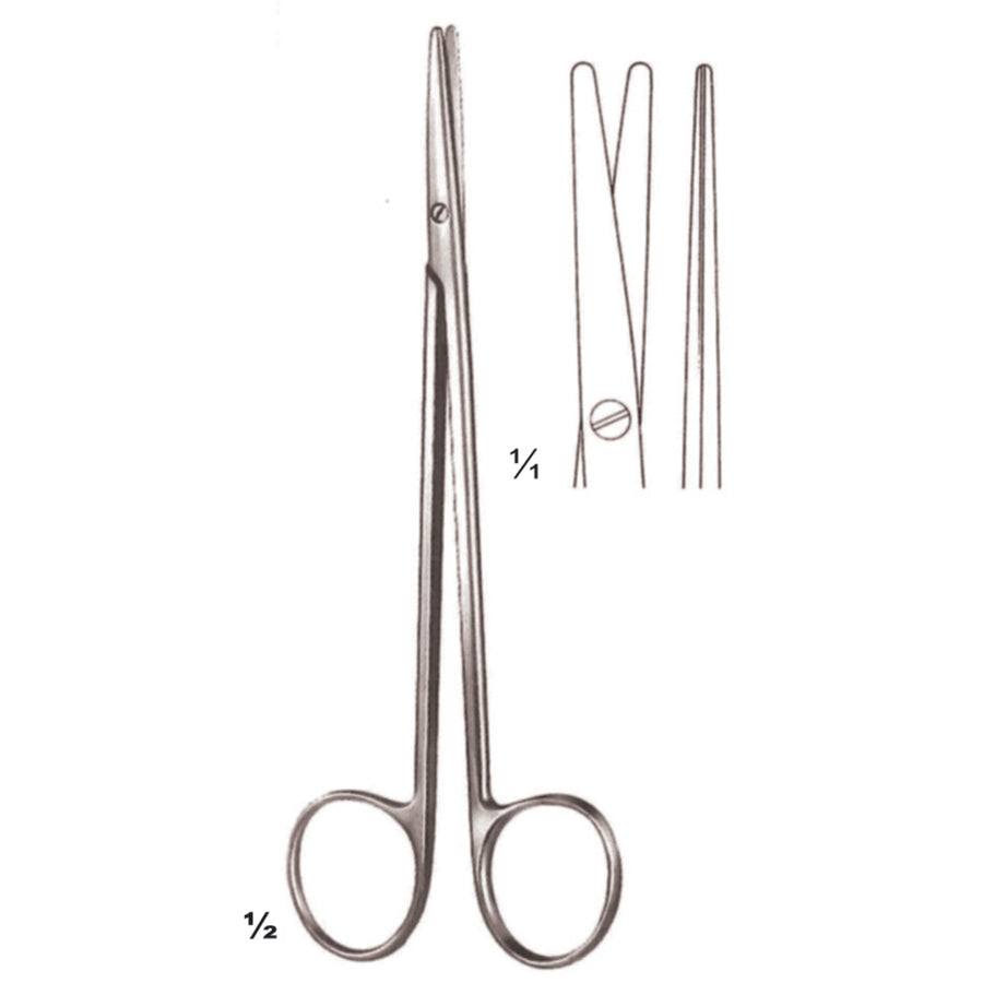 Metzenbaum Scissors Blunt-Blunt  Straight 15cm (B-028-15) by Dr. Frigz