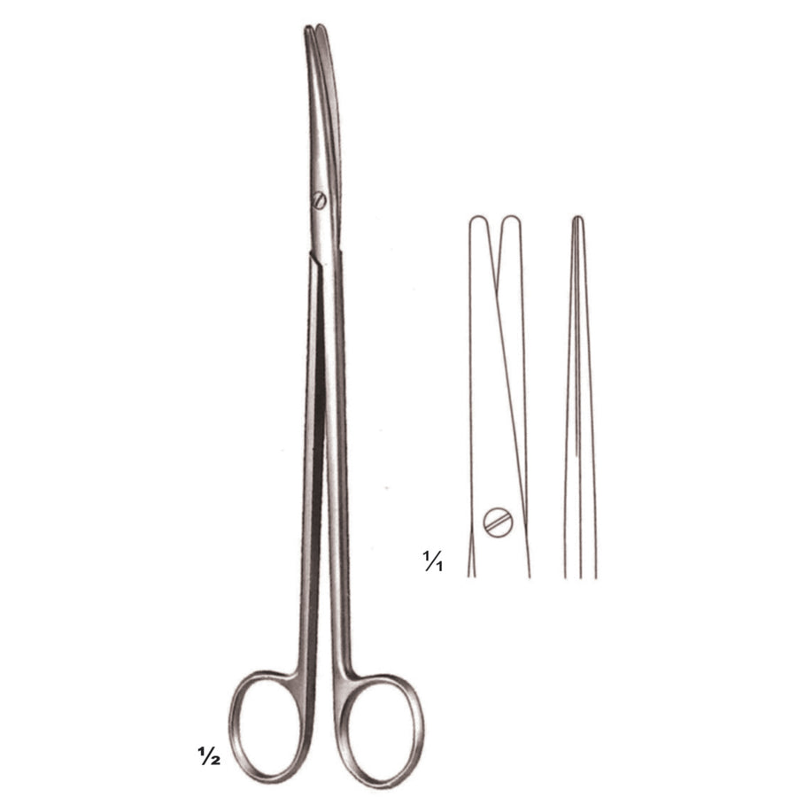 Metzenbaum Nelson Scissors Blunt-Blunt  Straight 18cm (B-030-18) by Dr. Frigz