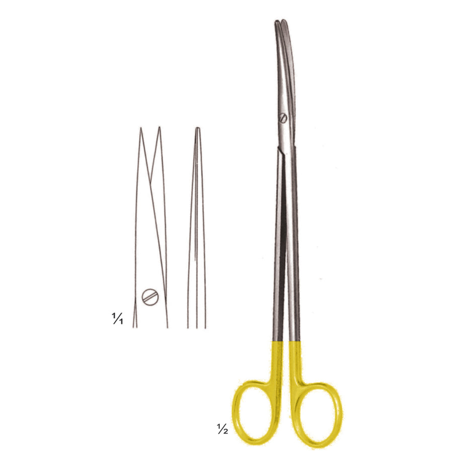 Metzenbaum Nelson Scissors Sharp-Sharp Straight Tc 18cm (B-032-18Tc) by Dr. Frigz